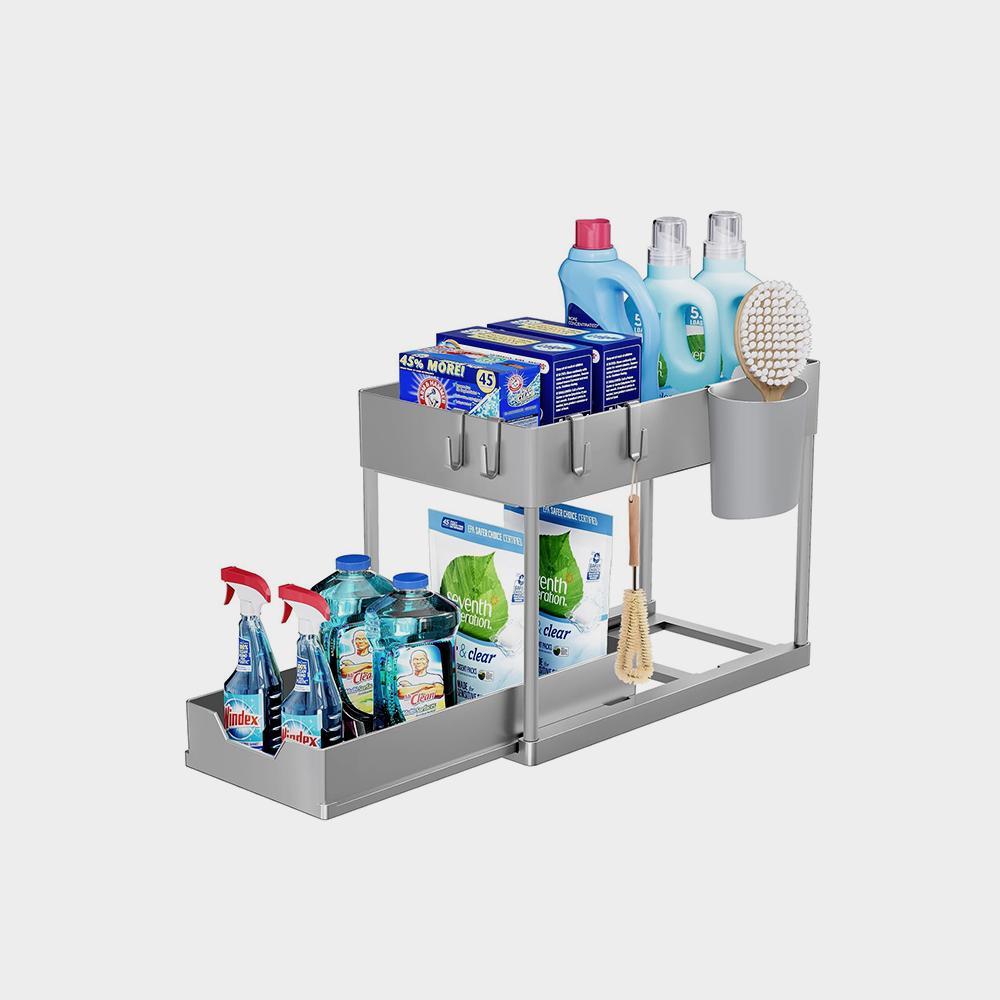 Under Sink Organizers and Storage Pull Out Sliding Drawer, Multi purpose for Kitchen Image 2