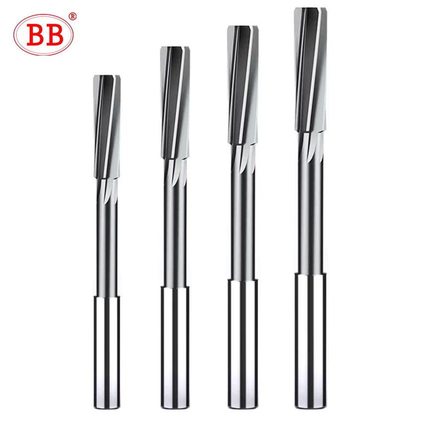 BB Reamer HSS Cobalt Wear Resistant High Precision H7 Diameter 2mm 16mm Left Spiral Flute Hole Drill Metal Steel Aluminum Tool