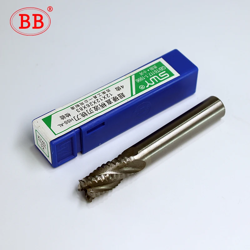 BB Roughing End Mill HSS Cutters 4 Flute 5mm to 45mm Saw Blade Metal Machining Inch & Iso 6mm 8mm 10mm 12mm 16mm Image 5