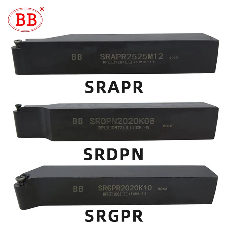 BB External Turning Lathe SRDPN SRGPR SRAPR CNC Machine Tool Cutter RPMT RPMW Insert Holder 1616 2020 2525 Image 2