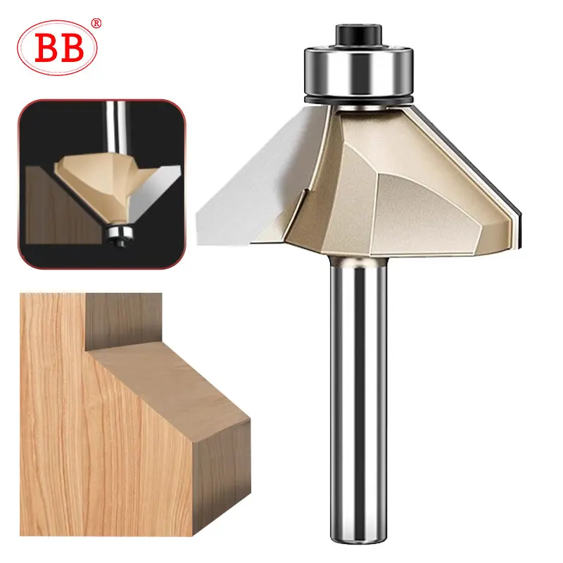 EXTRA MACHINE Chamfer Router Bit 45 Degree
