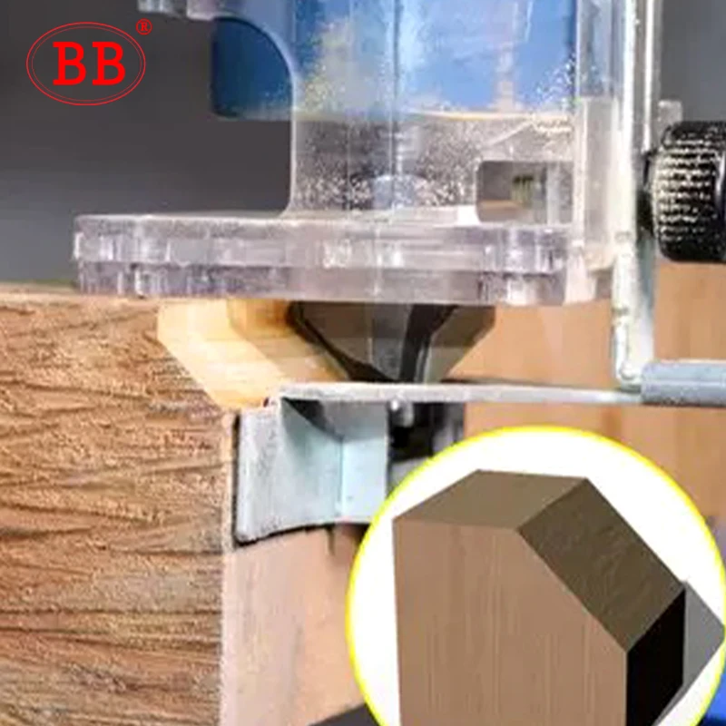 EXTRA MACHINE Chamfer Router Bit 45 Degree Image 2