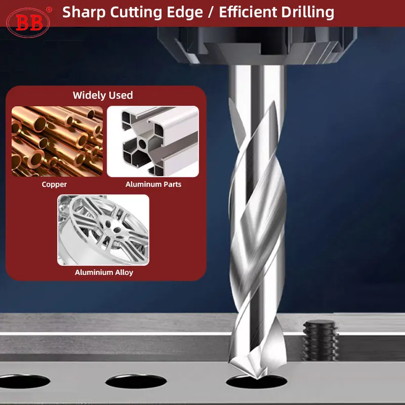 BB Carbide Drill 0 5 17mm Micro Mini Bits CNC Metal Hole Machining Tool for Aluminum Steel D1=D2 Diameter Image 4