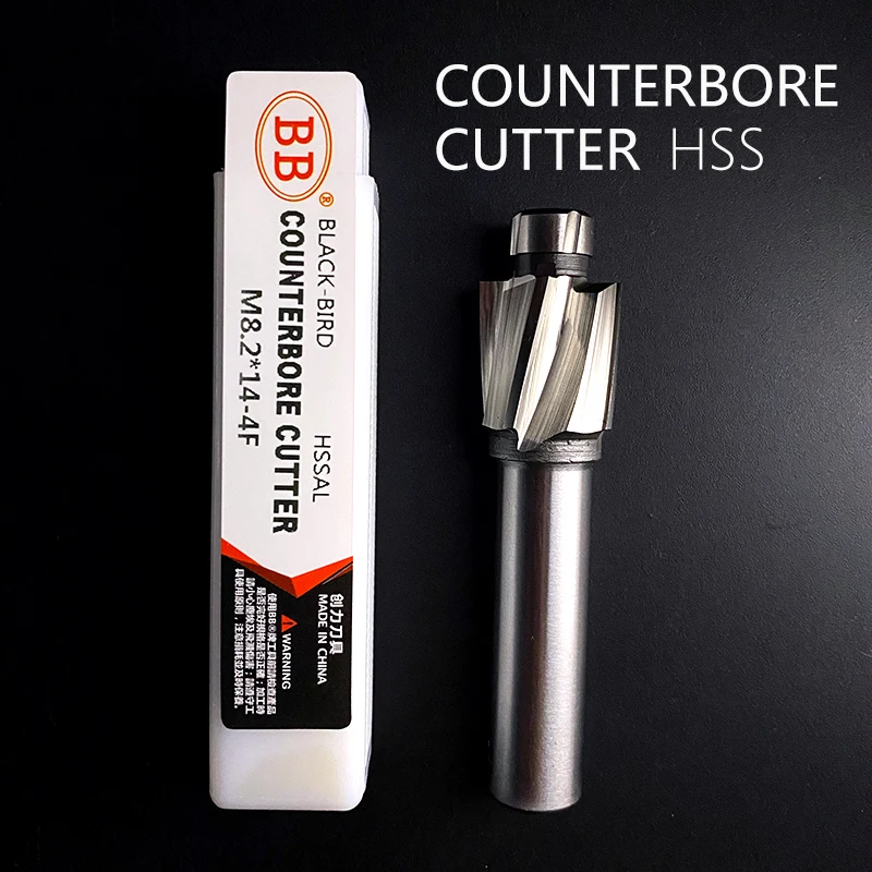 EXTRA MACHINE Piloted Counterbore Milling Cutter M3 M20 Image 4