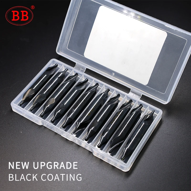 BB Center Drill HSS Co M35 Countersink Chamfer Lath Bit A Form 60 Degree Diameter 1 1 5 1 6 2 3 15 4 5 6 for Metal Aluminum Image 6