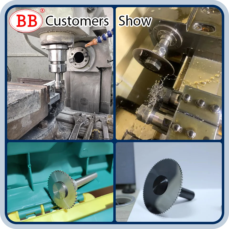 Saw Blade Circular Milling Cutting Disc Tool CNC Slot Machining Tungsten Carbide Steel Diameter 40 50 60 Slitting Metal slither Image 6