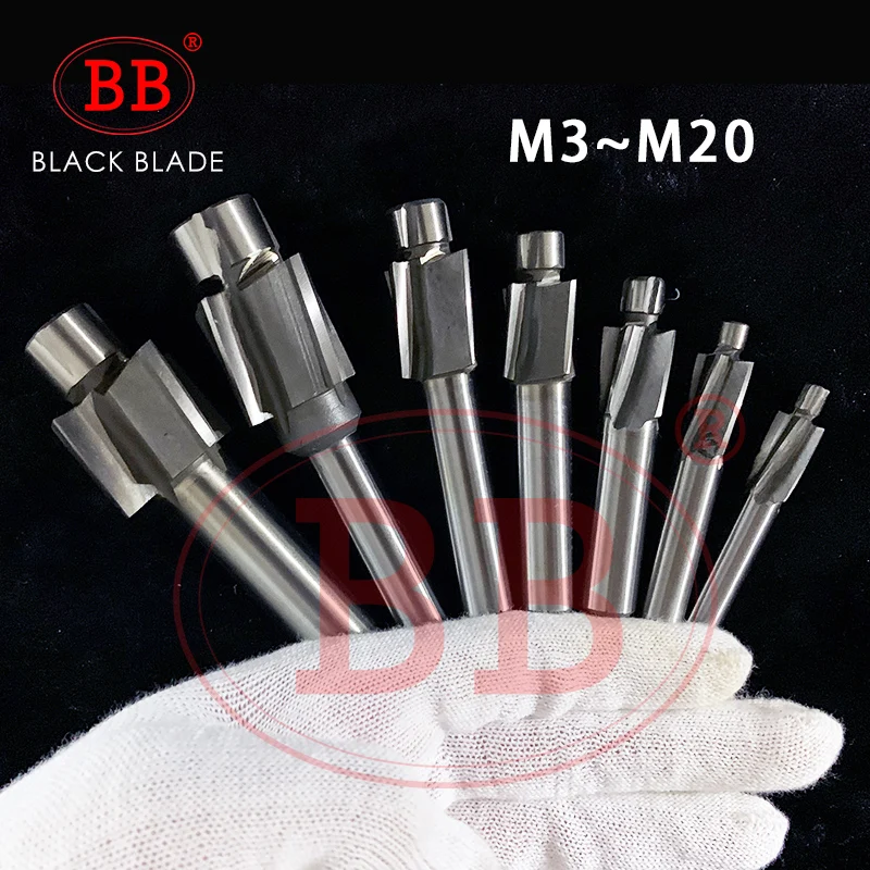 EXTRA MACHINE Piloted Counterbore Milling Cutter M3 M20 Image 2