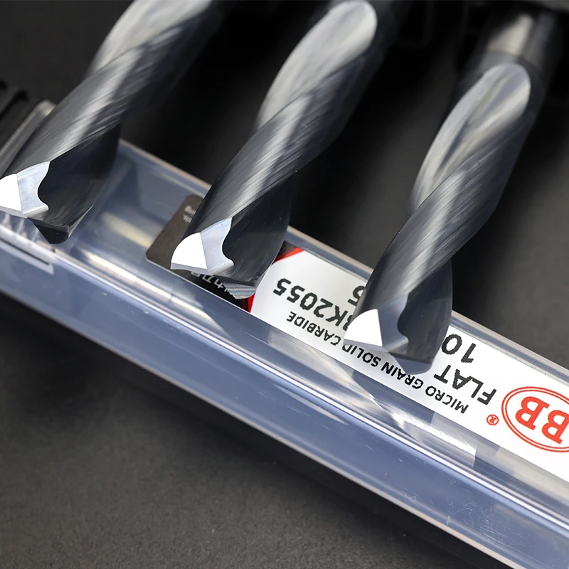 BB Flat Bottom Drill Bit Long Length 2mm 12mm Carbide Hole Drilling Tool BK2055 BL2060 Image 5