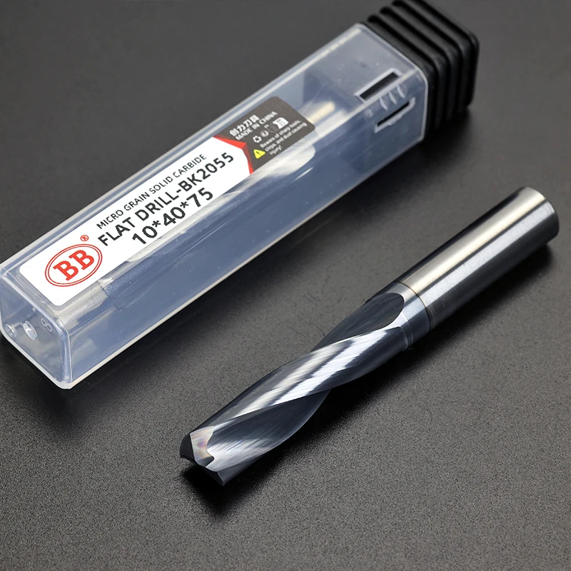 BB Flat Bottom Drill Bit Long Length 2mm 12mm Carbide Hole Drilling Tool BK2055 BL2060 Image 6