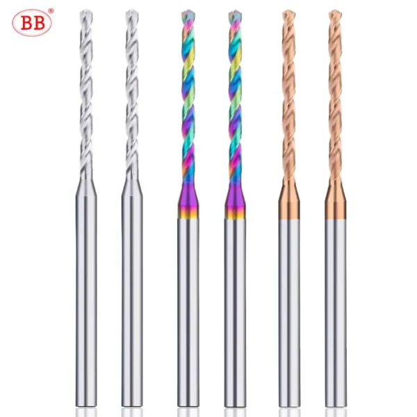 BB Micro Small External Drill Long Cutting Length 50mm Shank Diameter 4mm 1mm~2 95mm
