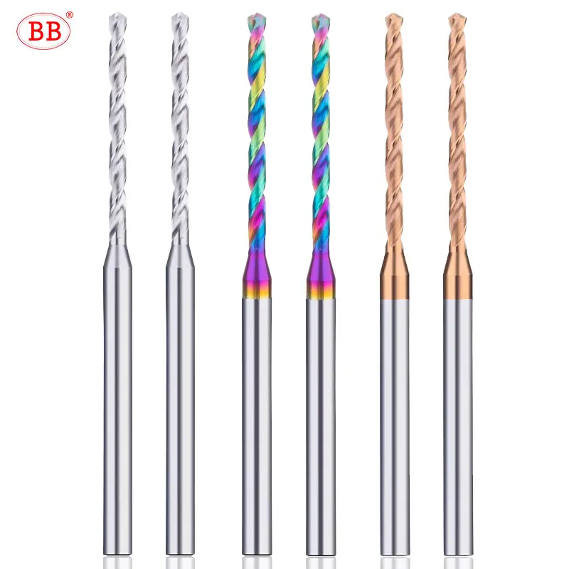 BB Micro Small External Drill Long Cutting Length 50mm Shank Diameter 4mm 1mm~2 95mm