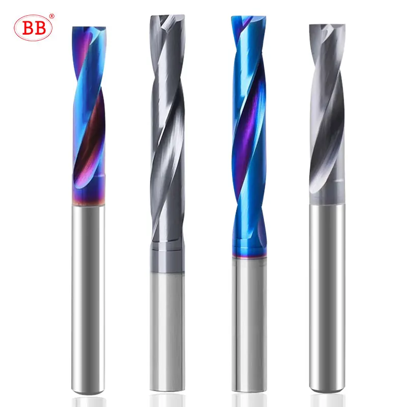 BB Flat Bottom Drill Bit Long Length 2mm 12mm Carbide Hole Drilling Tool BK2055 BL2060