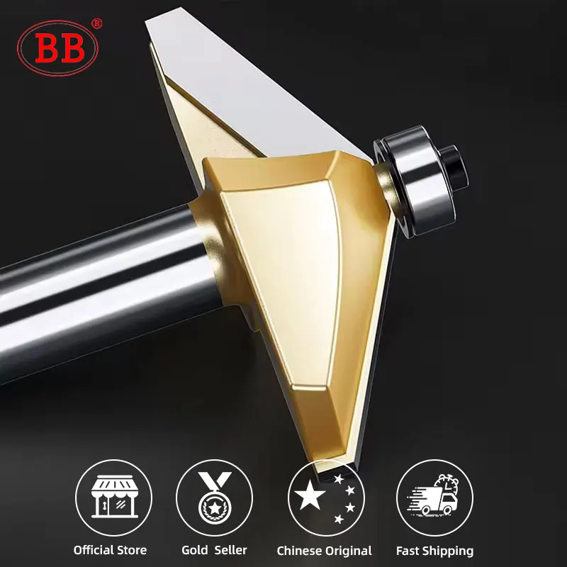 EXTRA MACHINE Chamfer Router Bit 45 Degree Image 3